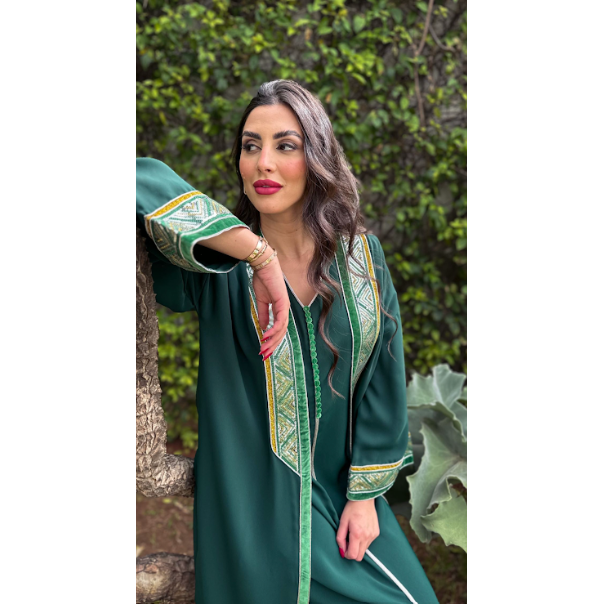 RANA - Green Ramadan 2 Piece Djellaba