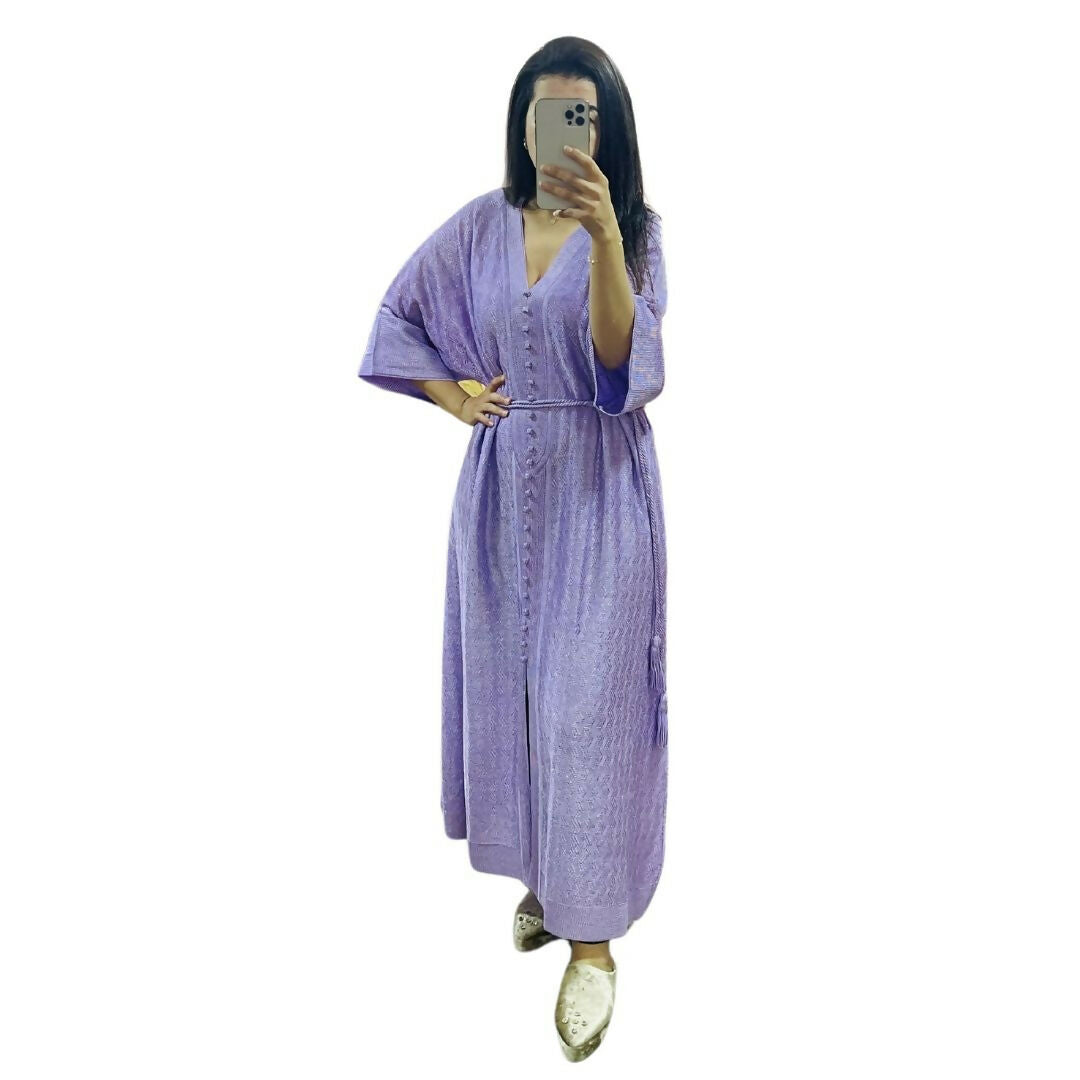 Nour Woven Silk Gandoura