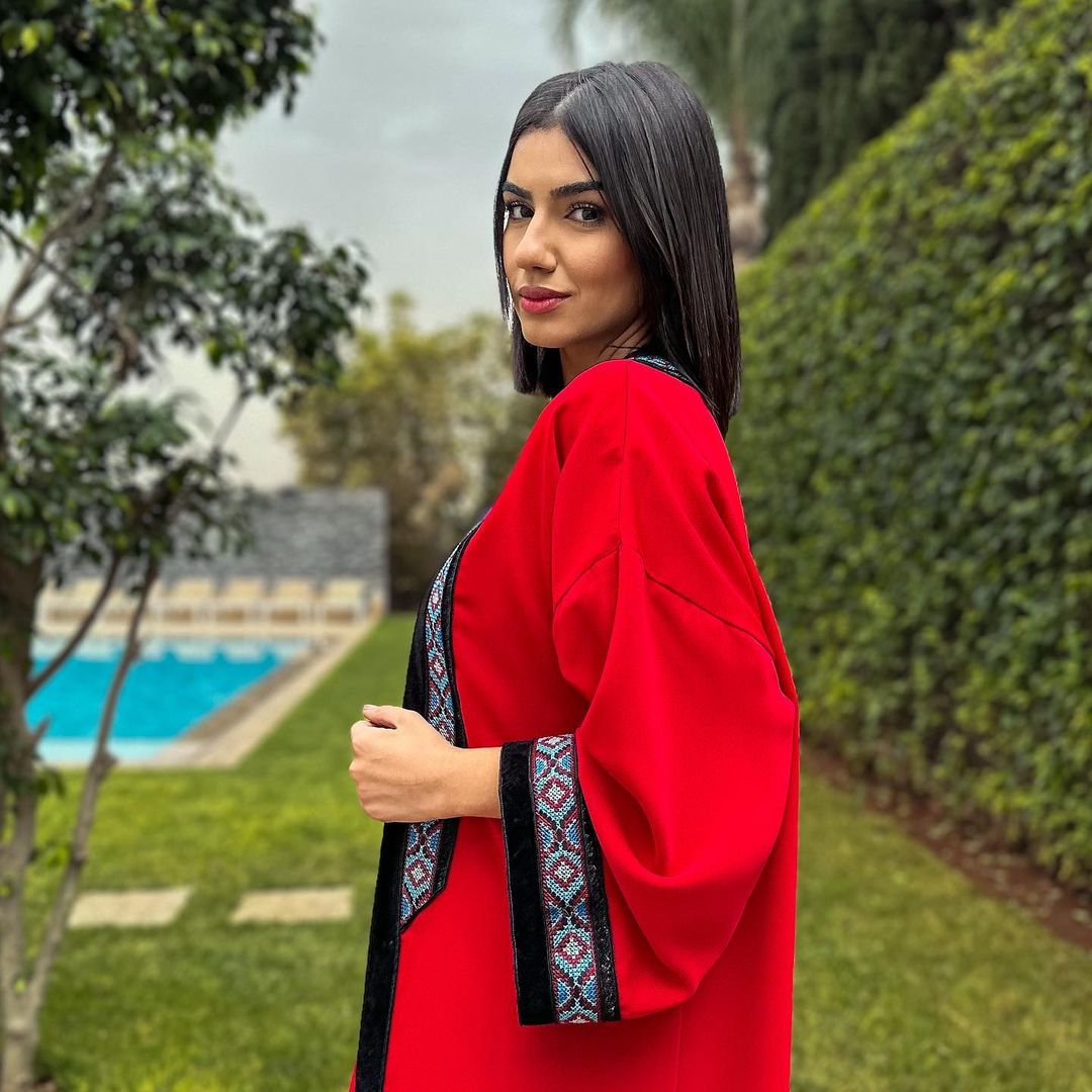 RANA - Red Ramadan 2 Piece Djellaba