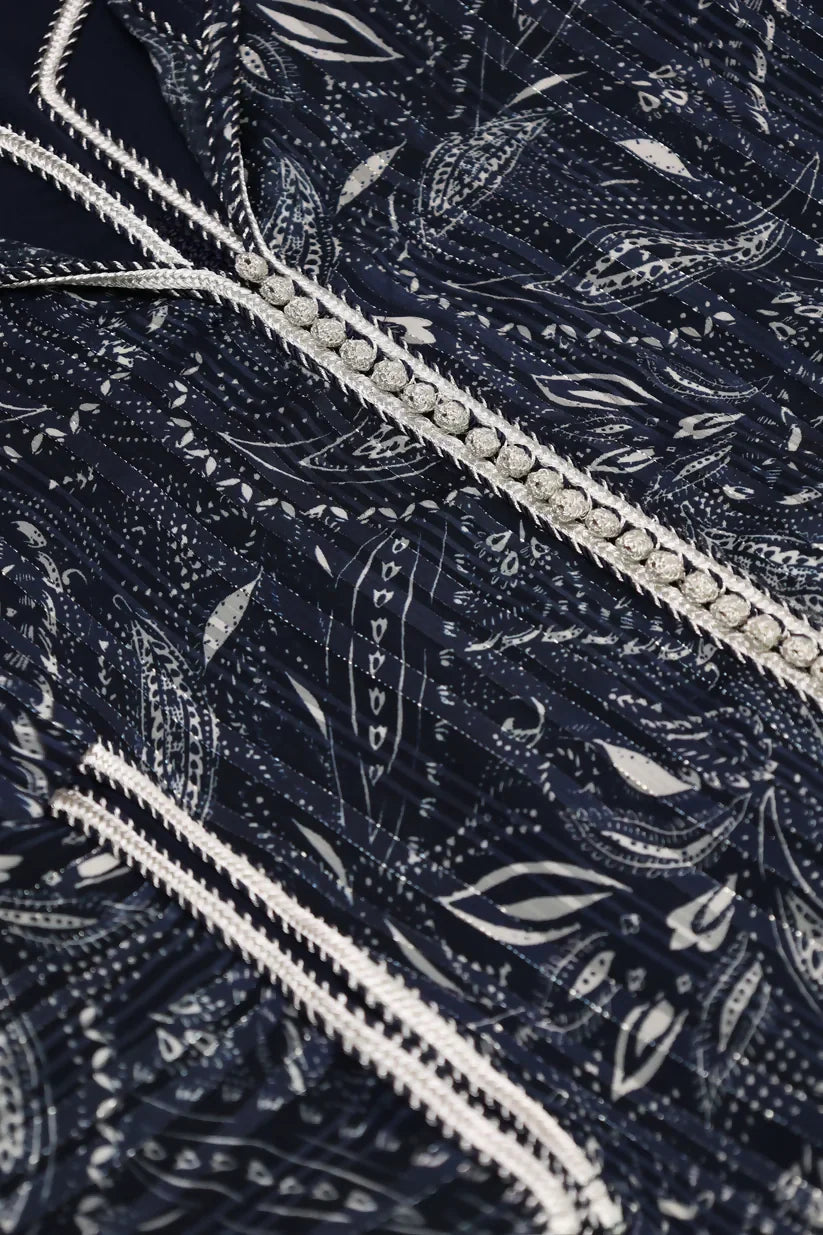 Midnight Blue Moroccan Jellaba for Women