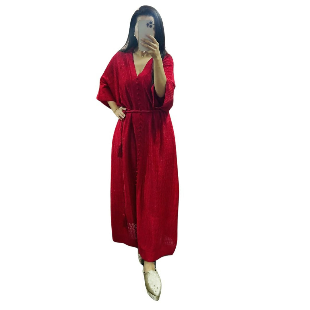 Nour Woven Silk Gandoura